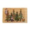 1'6" x 2'6" Gnomies Trim A Tree Rectangle Indoor and Outdoor Coir Door Welcome Mat Multicolored on Beige Background
